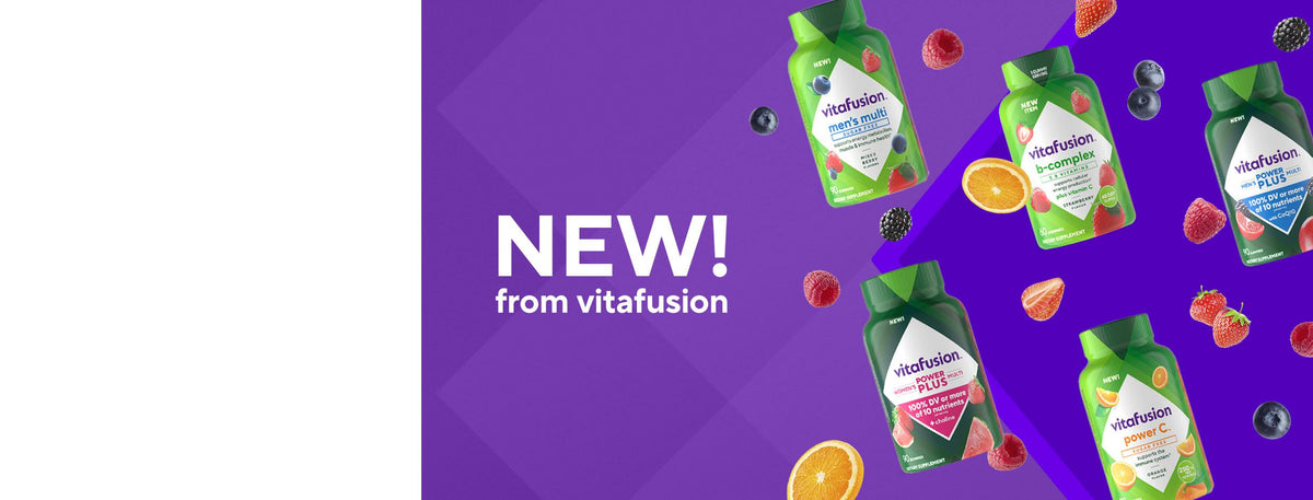Vitafusion 브랜드 배너