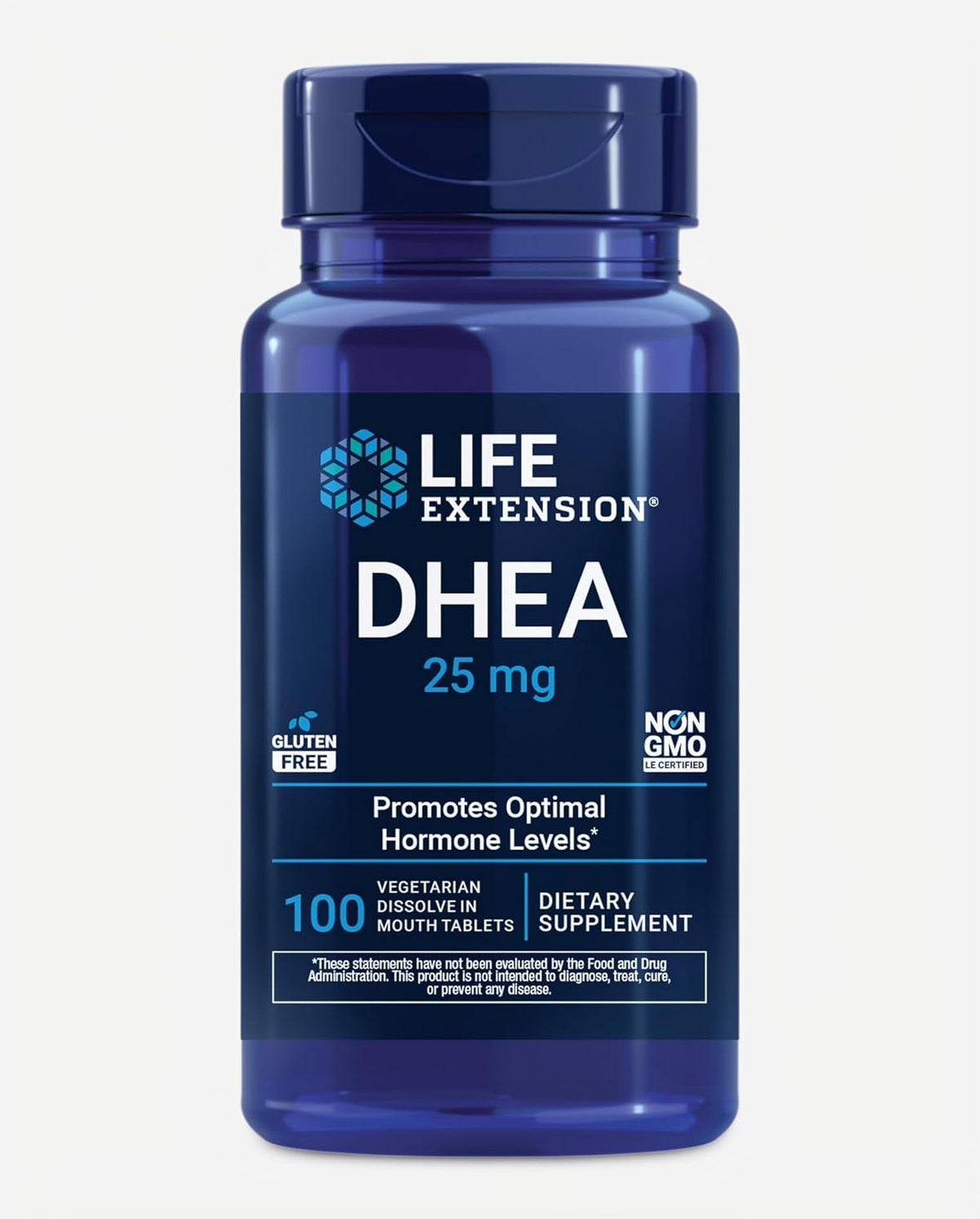 라이프 익스텐션 DHEA 영양제 25mg 100정 – 임신준비·시험관 IVF·AMH 난소 예비력 관리