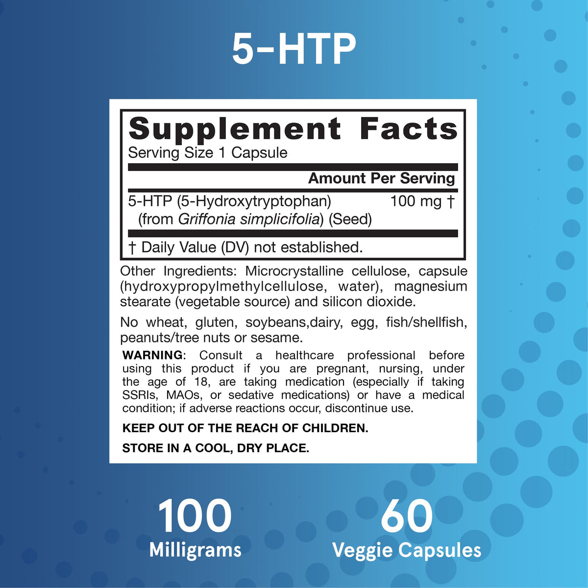자로우 5-HTP 100mg 60 베지캡슐 상세 이미지 2