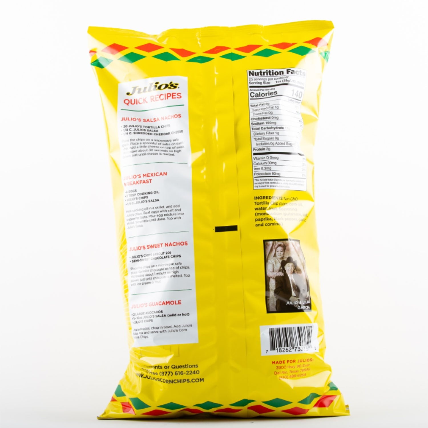 훌리오 오리지널 시즈닝 토르티야칩 25oz