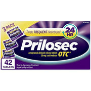 プリロセック OTC 胸焼け・酸抑制錠、20 mg、42 錠。