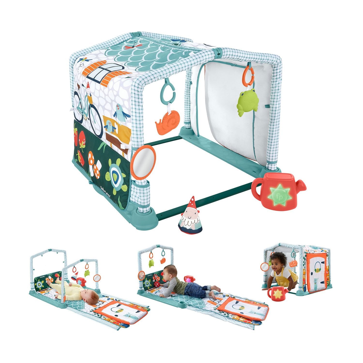 フィッシャープライス 3-in-1 クロール＆プレイ アクティビティジム 変形プレイマット