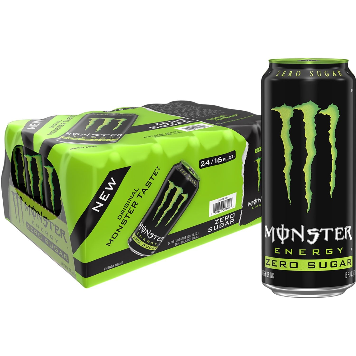 몬스터 에너지 제로 슈가 16 fl. oz × 24 – 당 없는 에너지 부스트