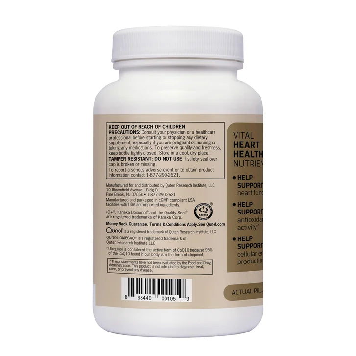クノールプラス CoQ10 ユビキノール 200 mg オメガ3配合 ソフトジェル90粒