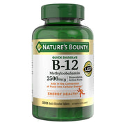 ネイチャーズバウンティ ビタミンB-12 2500mcg、速溶錠300錠