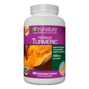 トゥルナチュア プレミアム ターメリック 1,000 mg、ベジタリアンカプセル 180 錠