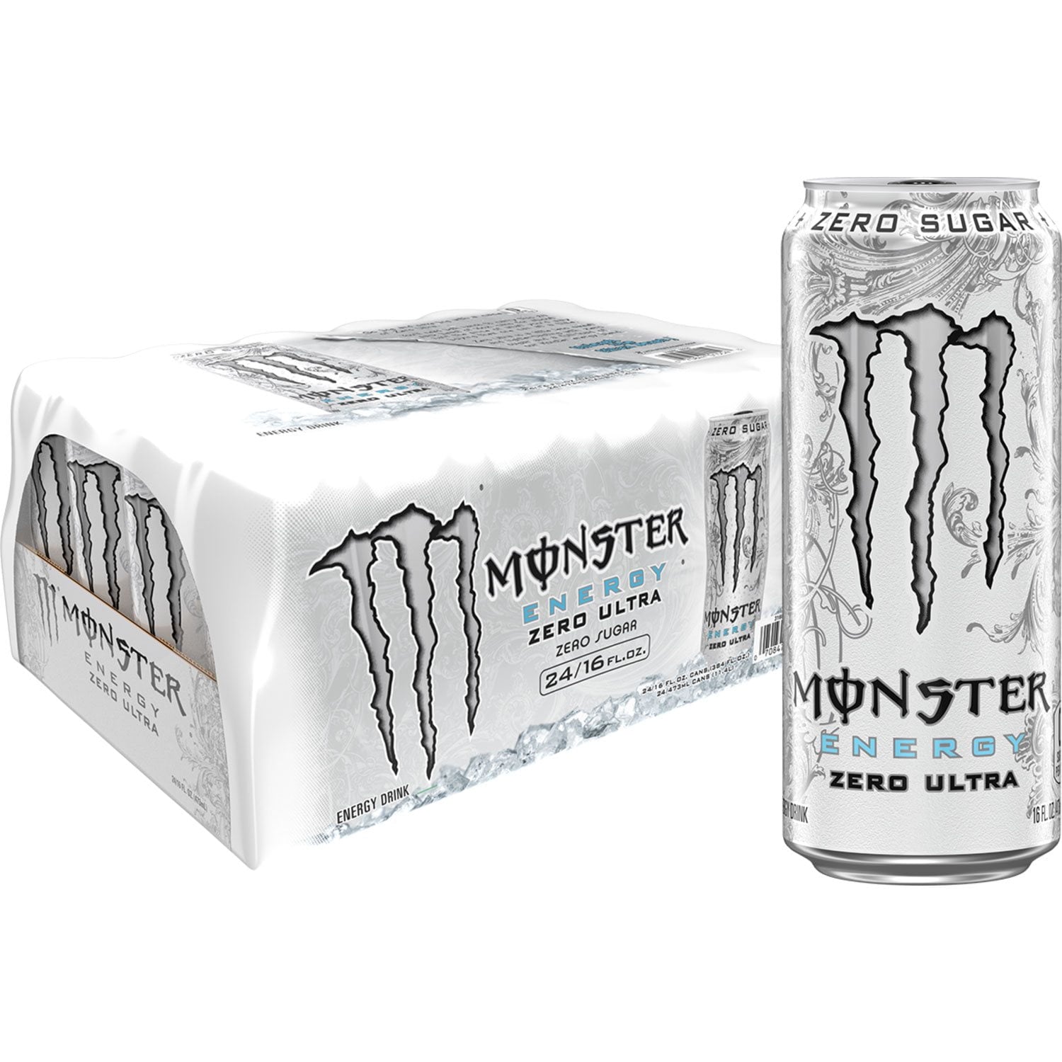 몬스터 에너지 제로 울트라 16 fl. oz × 24 – 무설탕 시그니처