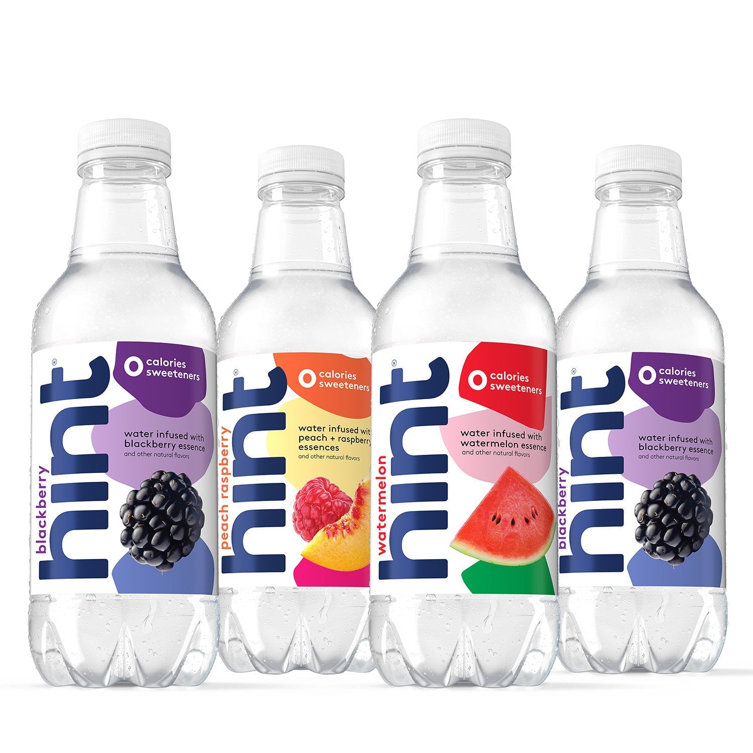 힌트 플레이버 워터 버라이어티 팩 16 fl. oz × 18 – 무설탕 천연 과일향 워터