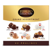 フェレロ コレクション グランド アソートメント、グルメ チョコレート、42 個入り。