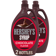 HERSHEY'S チョコレートシロップ、48 オンス、2 個入り。