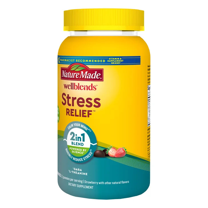 Nature Made Wellblends ストレスリリーフ、84 グミ