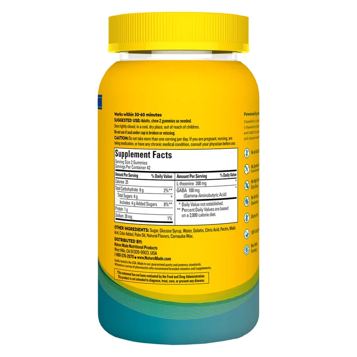 Nature Made Wellblends ストレスリリーフ、84 グミ