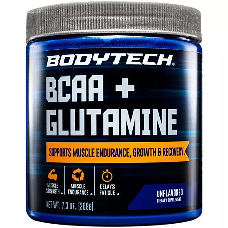 바디텍 BCAA + 글루타민 파우더 무맛 7.3oz 30회분