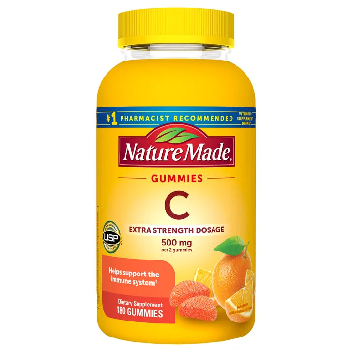 ネイチャーメイド エクストラストレングス ビタミンC 500mg、グミ180個