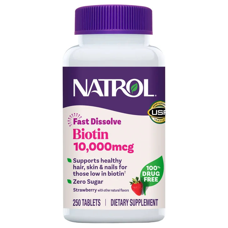 ナトロール ビオチン 10,000 mcg 速溶錠 250錠