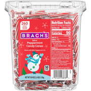 Brach's キャンディケイン、ミニ、260 個入り。