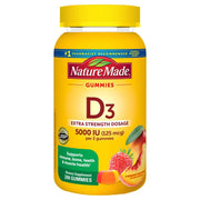 ネイチャーメイド エクストラストレングス ビタミンD3 125 mcg、グミ200個
