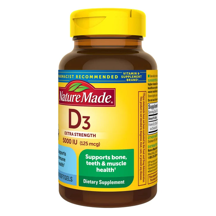 ネイチャーメイド ビタミンD エクストラストレングス 125 mcg、ソフトジェル 240 錠