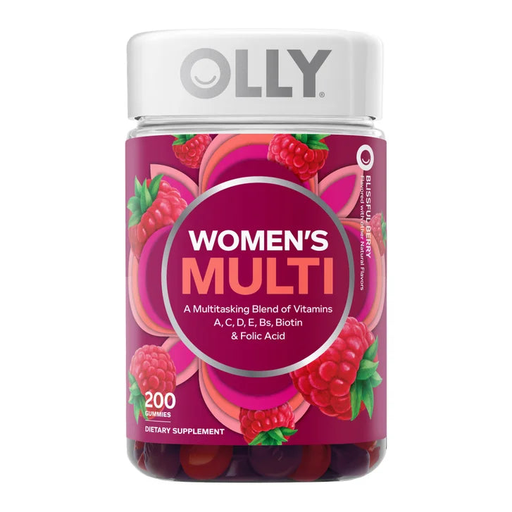 OLLY 女性用マルチビタミングミ、200粒