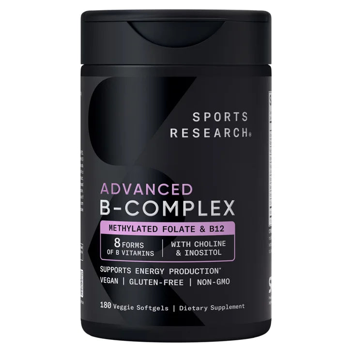 スポーツリサーチ ビタミンBコンプレックス、ベジソフトジェル180粒