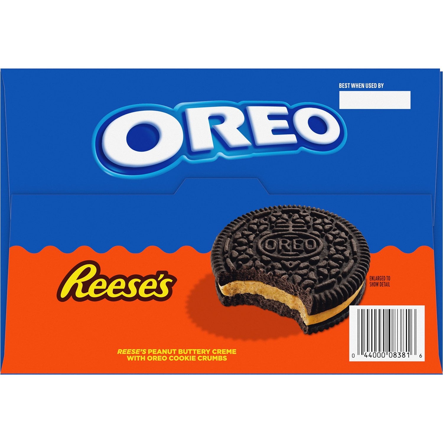 オレオ リース ピーナッツバタークリーム &amp; オレオ ダブルスタッフ クッキー バラエティパック、1.02 オンス、40 個入り。