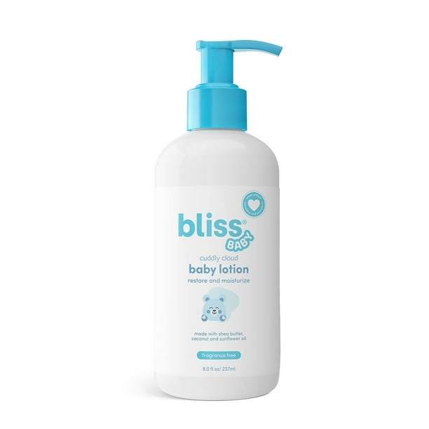 Bliss ベビーバス バンドル、2 in 1 シャンプー + ボディウォッシュ &amp; ローション、8 液量オンス、2 個パック。