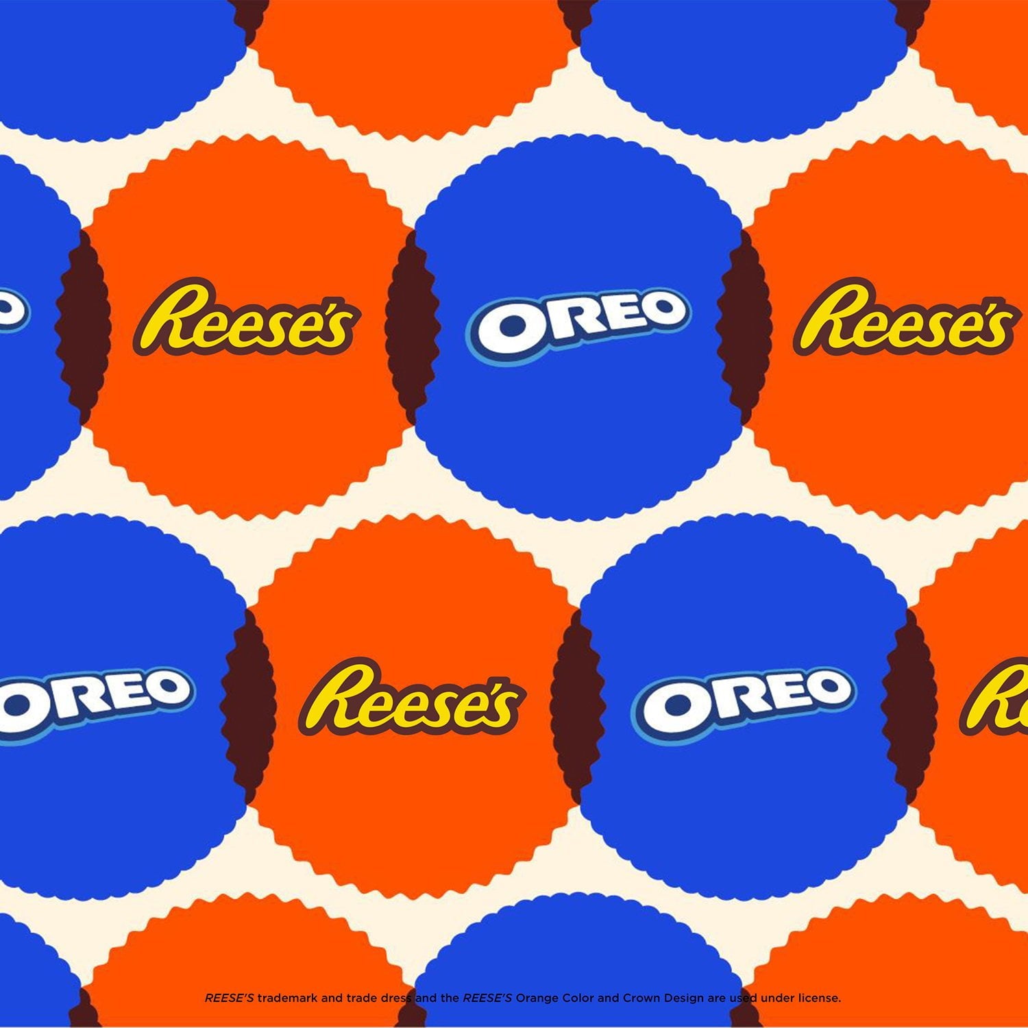オレオ リース ピーナッツバタークリーム &amp; オレオ ダブルスタッフ クッキー バラエティパック、1.02 オンス、40 個入り。