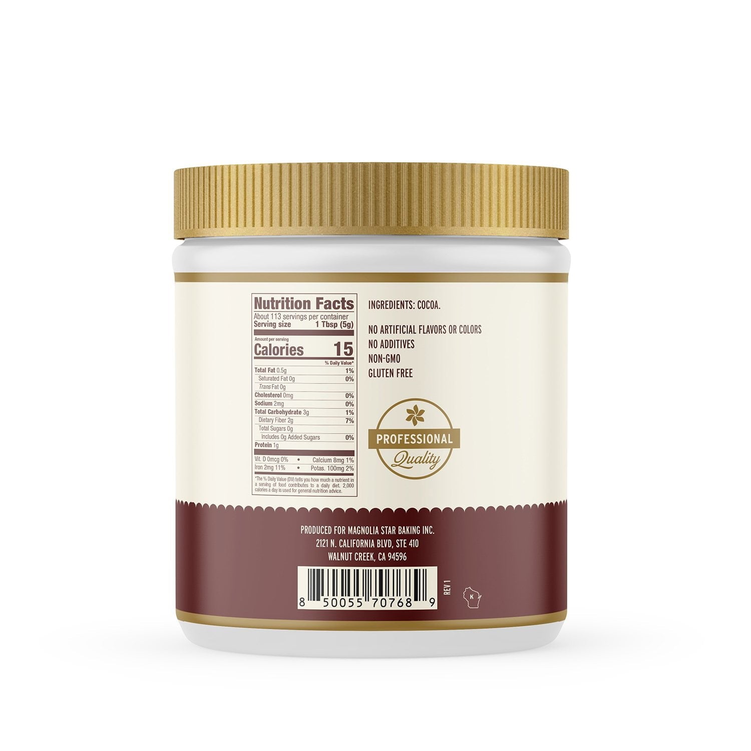 Rising Star Baking Supply ココアパウダー、20 オンス。