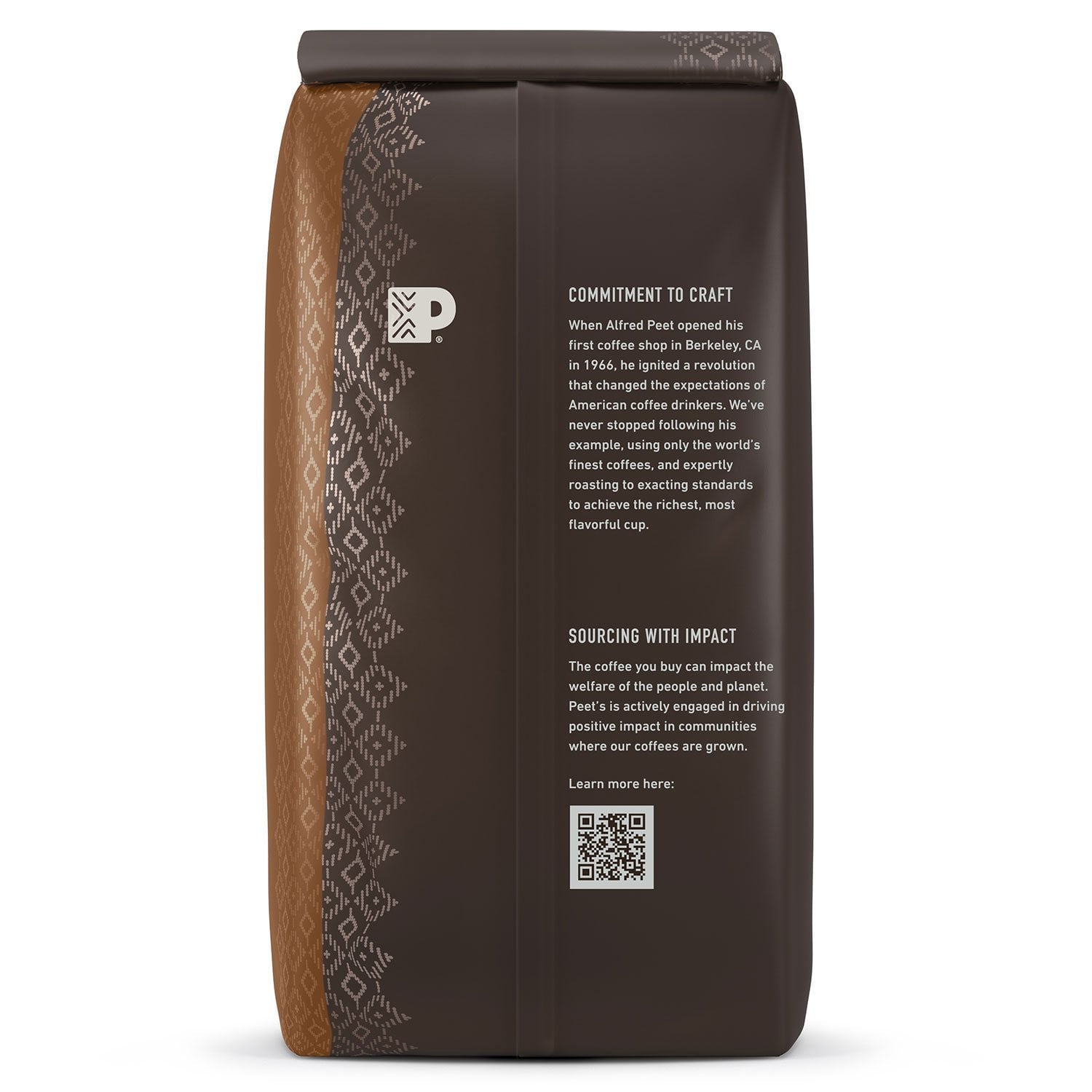 Peet's Coffee ダークロースト全粒豆、メジャーディッカソンブレンド、32 オンス。