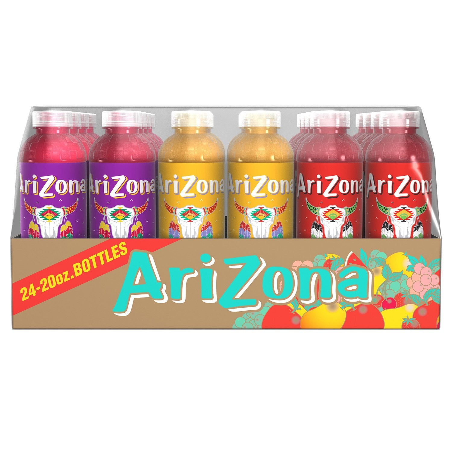 아리조나 주스 칵테일 버라이어티 20 fl. oz × 24 – 다양한 과일 주스 믹스