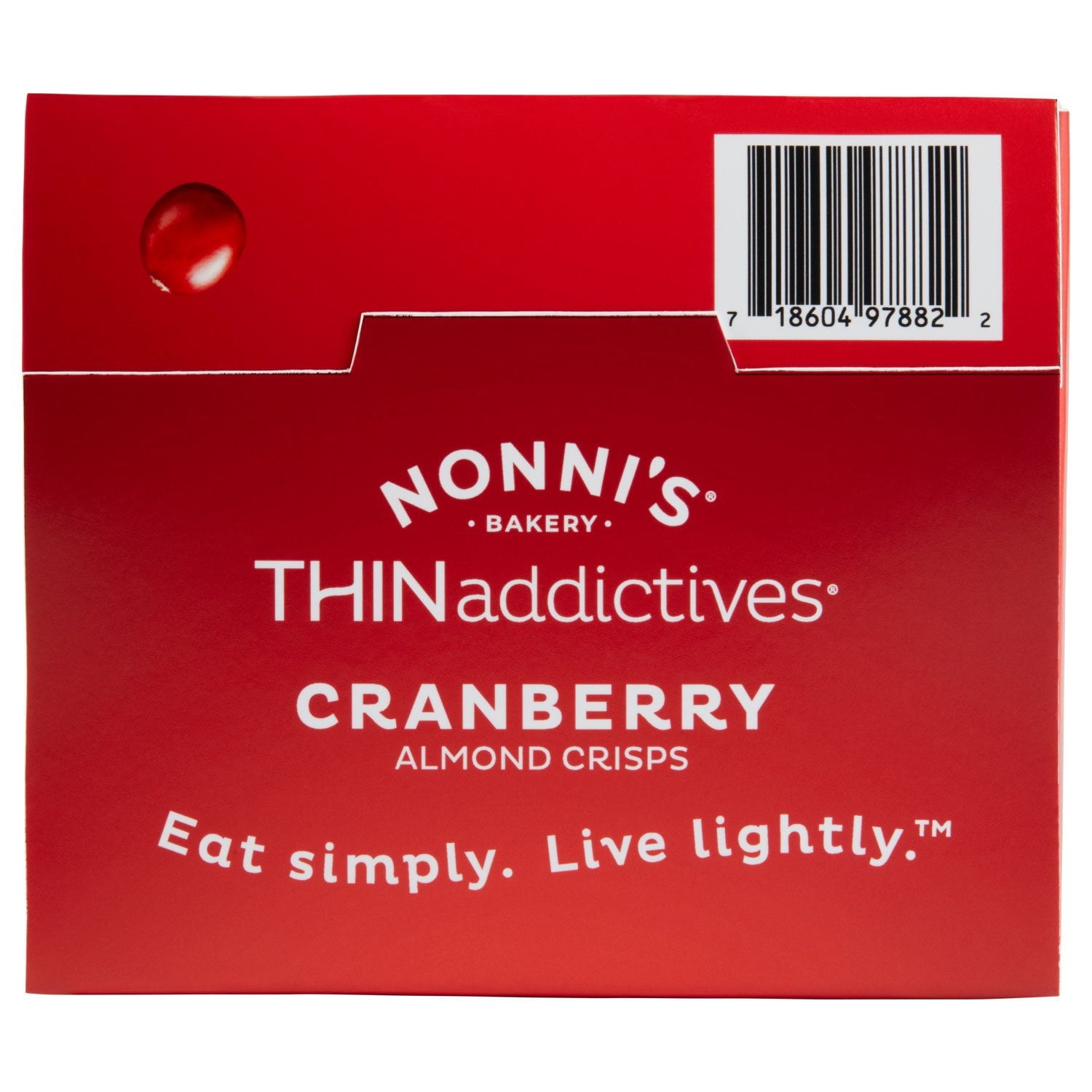 Nonni's THINaddictives クランベリー アーモンド クリスプ 15 パック