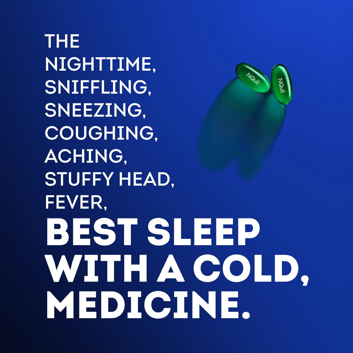 Vicks DayQuil &amp; NyQuil 重度の咳、風邪、インフルエンザの緩和 LiquiCaps、72 個入り。