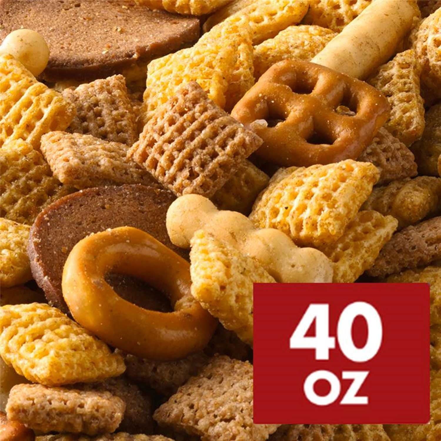 Chex Mix トラディショナル セイボリー スナック ミックス、40 オンス。