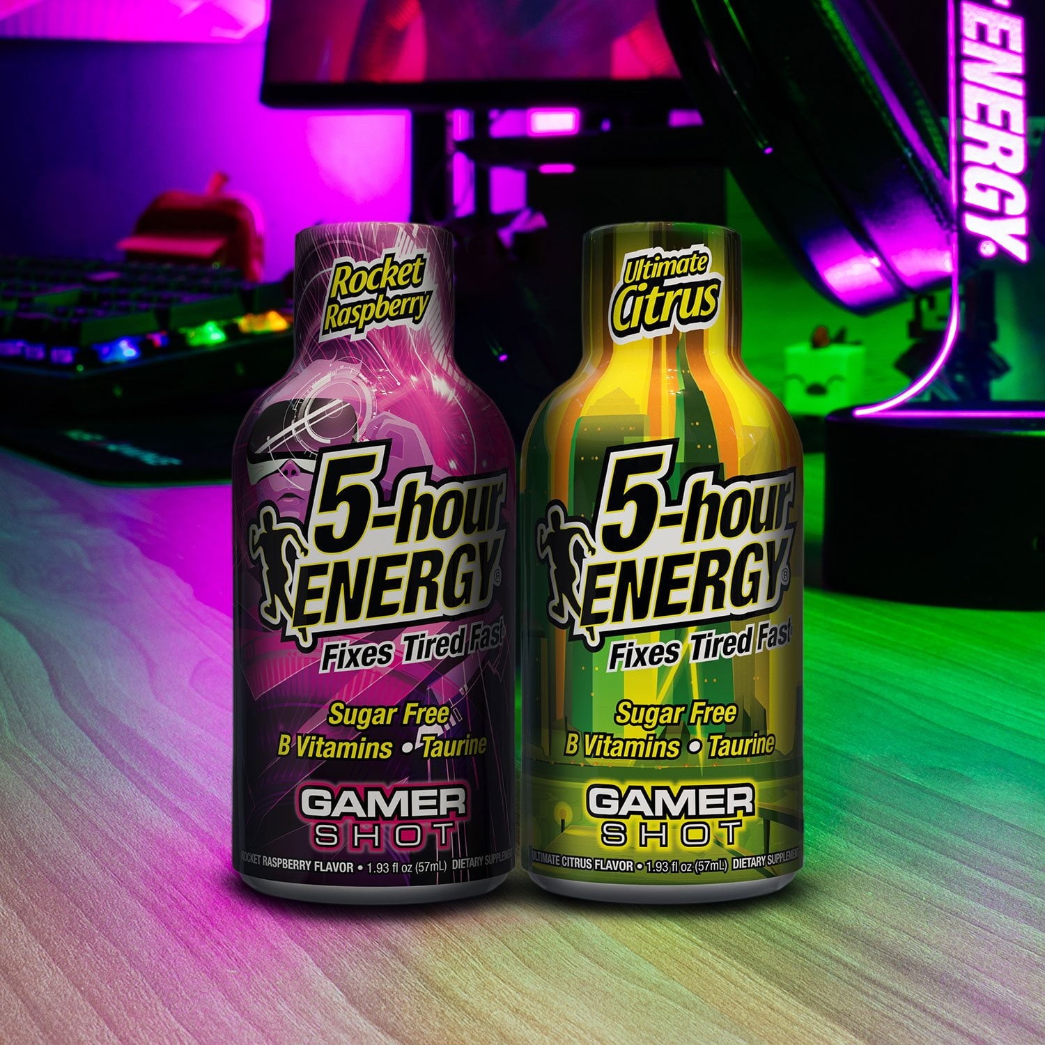 파이브아워 에너지 게이머 믹스 샷 1.93 fl. oz × 24 – 게이밍 집중력 지원