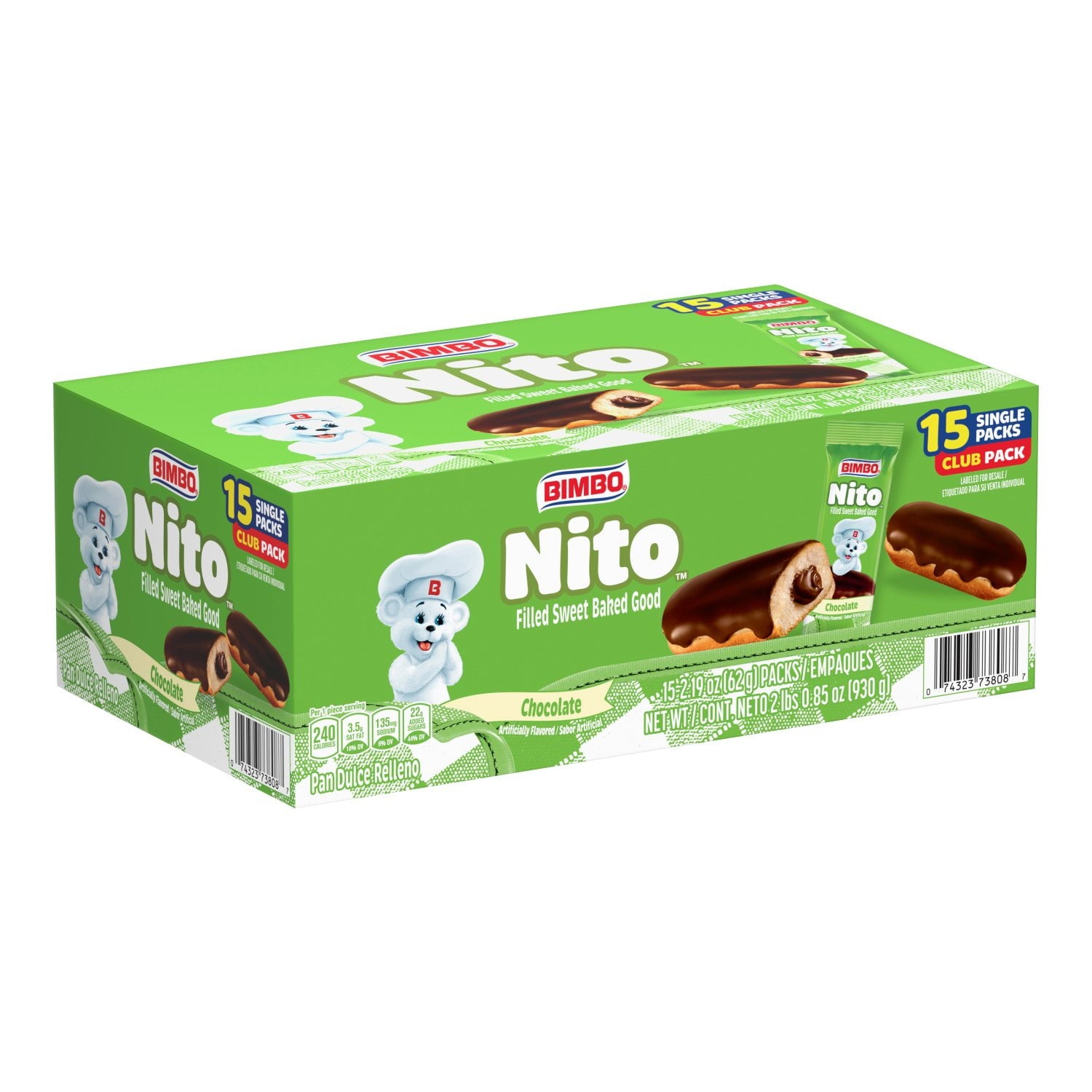 Bimbo Nito、2.19オンス、15個入り。
