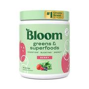 Bloom Nutrition グリーン＆スーパーフードパウダー、ベリー、0.5 ポンド。