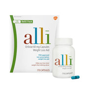 alli 알리 올리스타트 60mg 170캡슐 지방흡수억제제 , 기름똥약 , 제니칼 동일성분