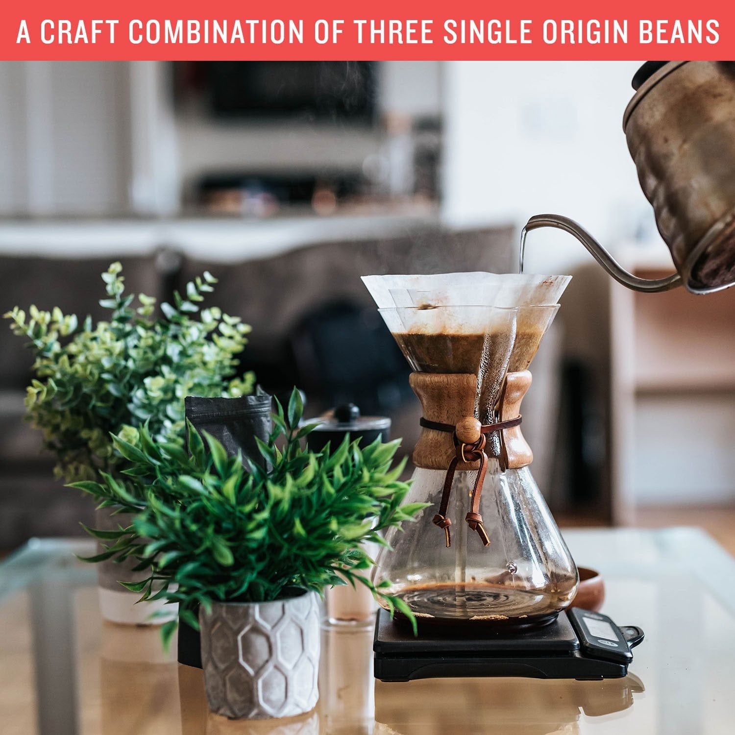 Boyer's Coffee オーガニック ダークロースト ホールビーンコーヒー、マッシュアップブレンド、30 オンス。