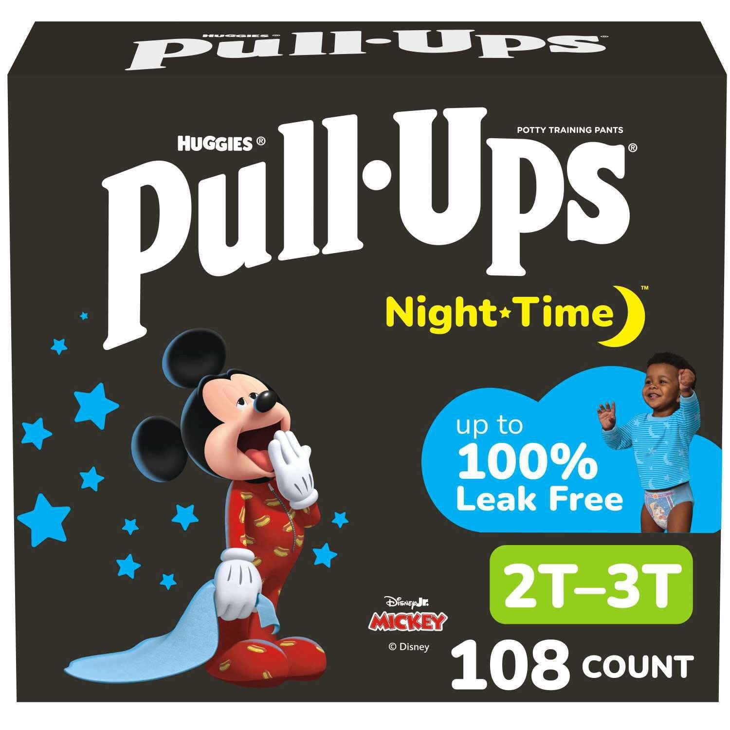 男の子用プルアップ夜間トイレトレーニングパンツ、サイズ2T～4T