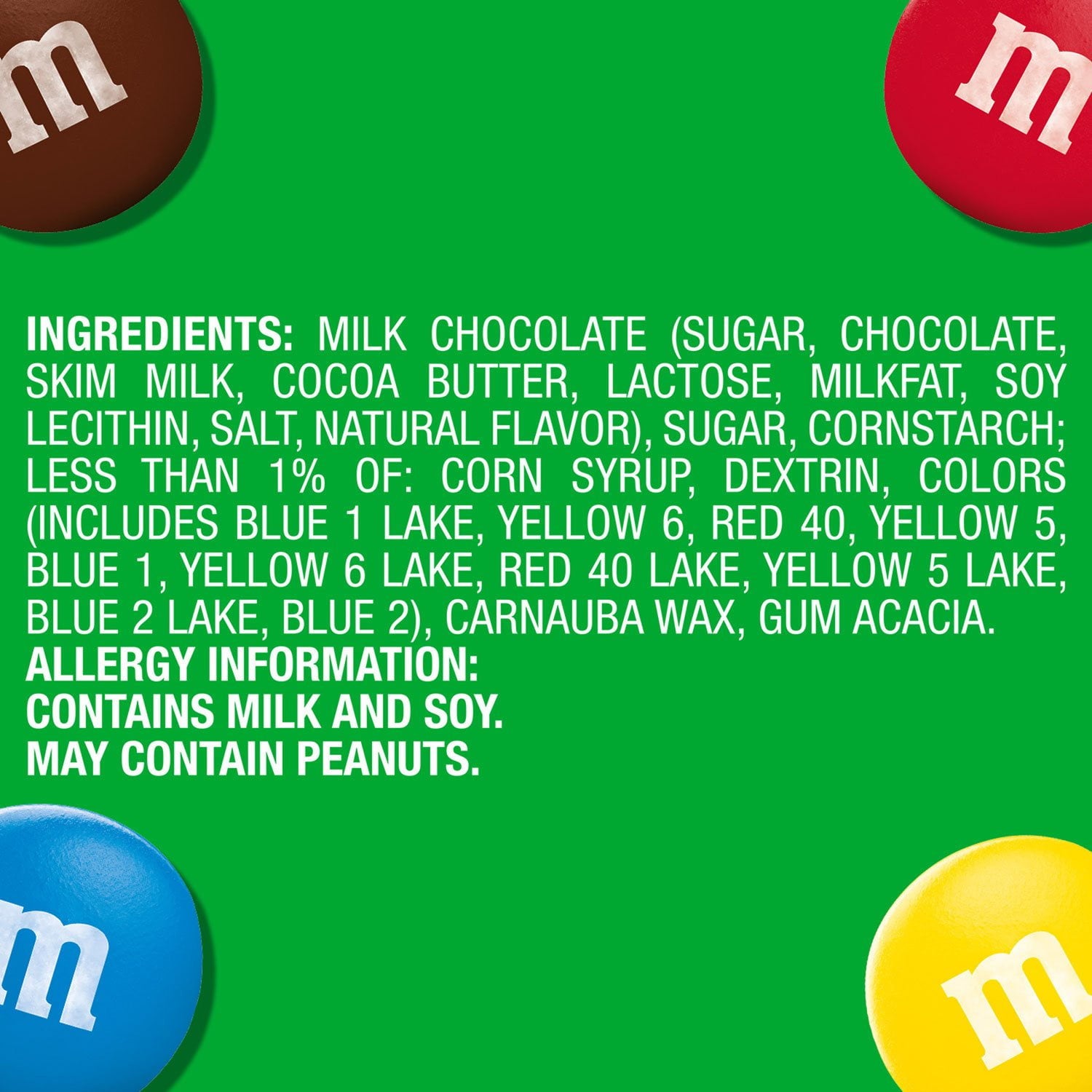 M&amp;M'S ミルクチョコレートキャンディ、フルサイズ、1.69 オンス、48 個入り。