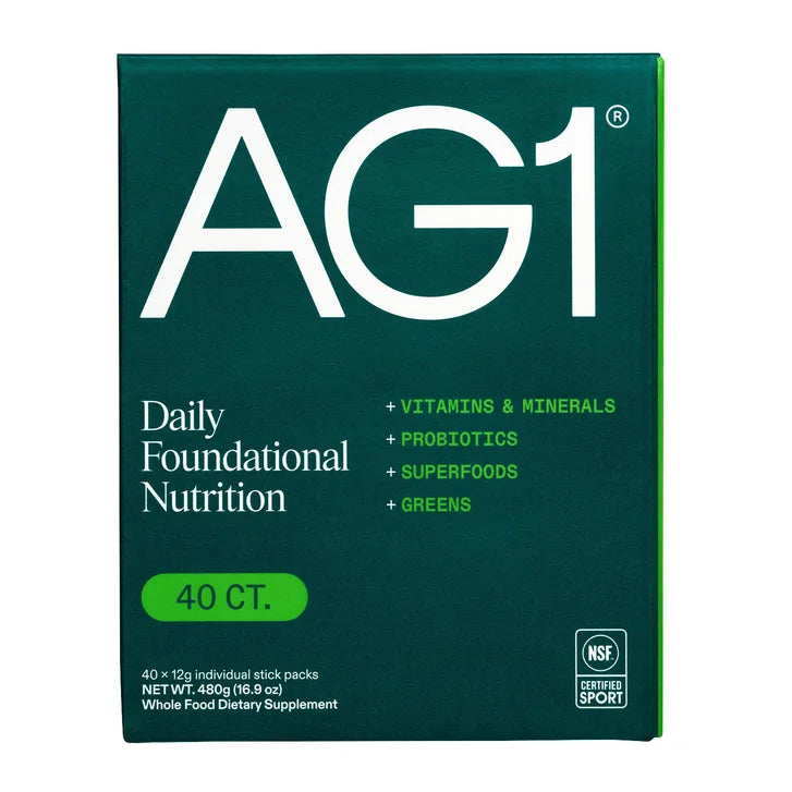 AG1 デイリー基礎栄養、40個入り