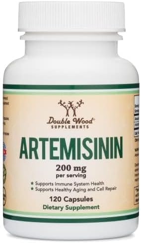 ダブルウッドアルテミシニン（スイートワームウッド）200mg、120カプセル