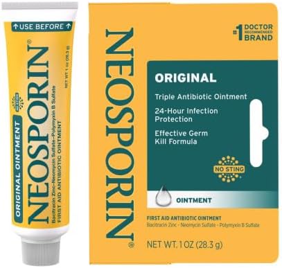 네오스포린 오리지널 트리플 안티바이오틱 상처 연고 1oz Neosporin Original Triple Antibiotic Ointment
