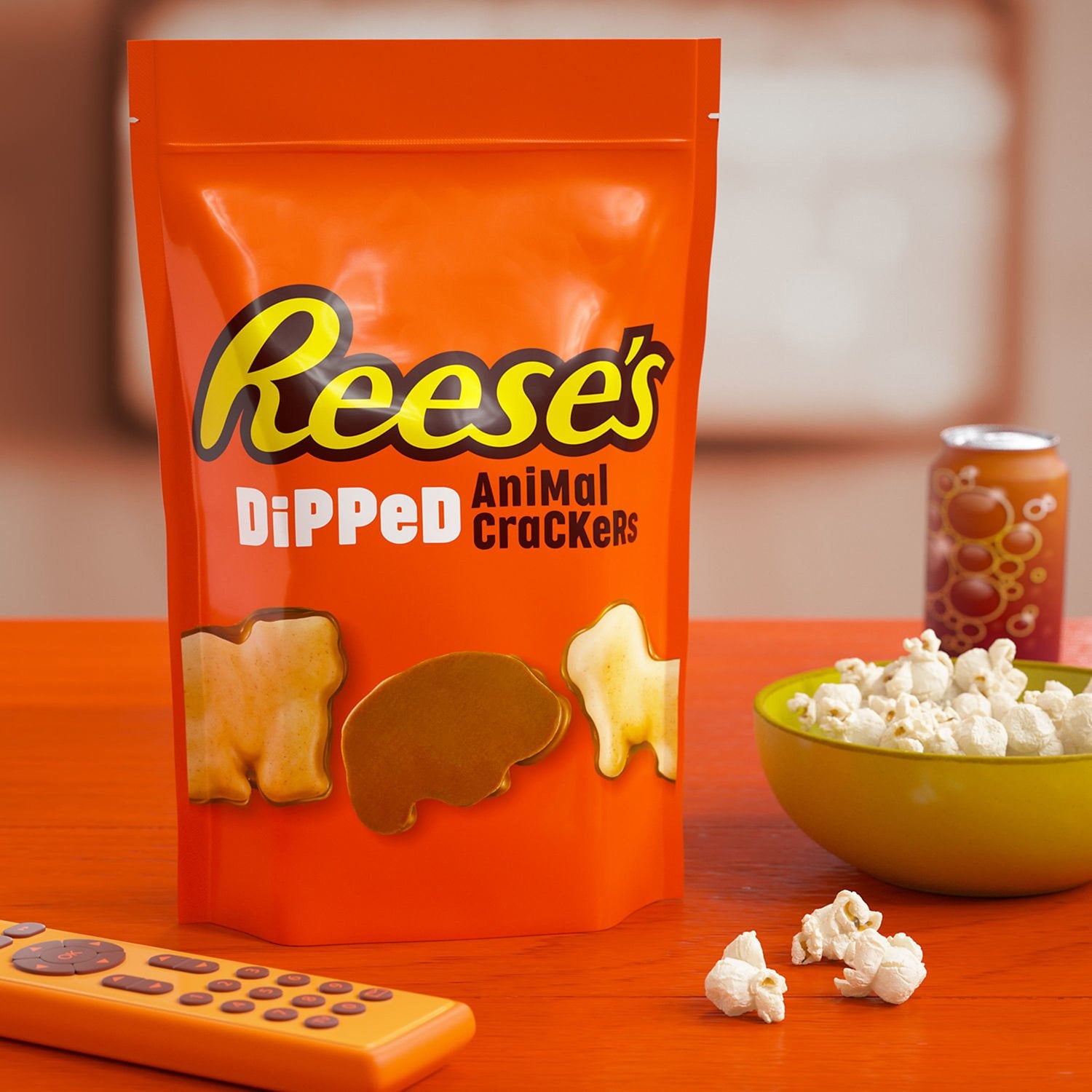 REESE'S チョコレートピーナッツバターディップ、アニマルクラッカー、24 オンス。