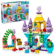 LEGO デュプロ ディズニー アリエルの魔法の水中宮殿 組み立てセット おもちゃ、116 ピース。