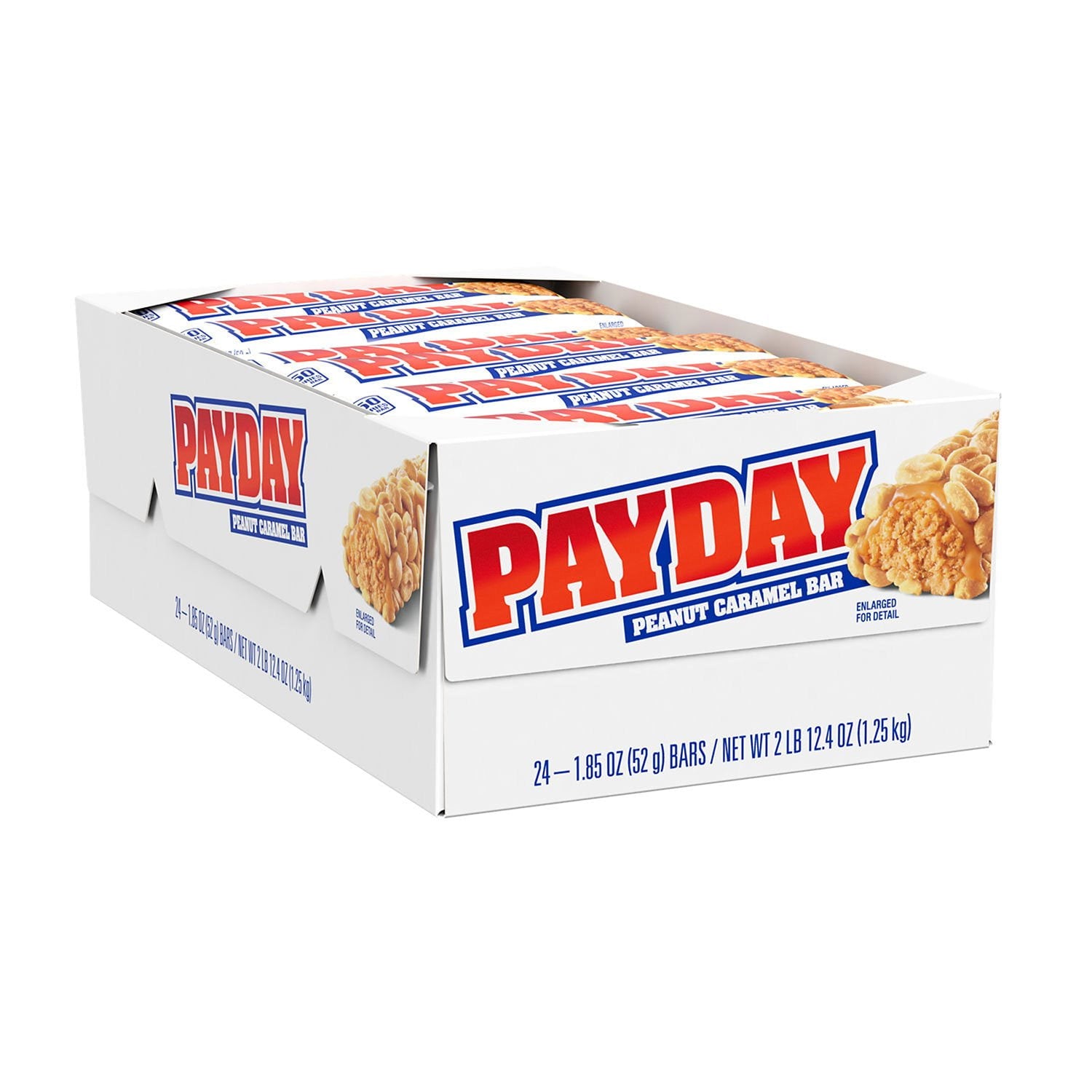 PAYDAY ピーナッツキャラメルキャンディ、1.85 オンス、24 個入り。