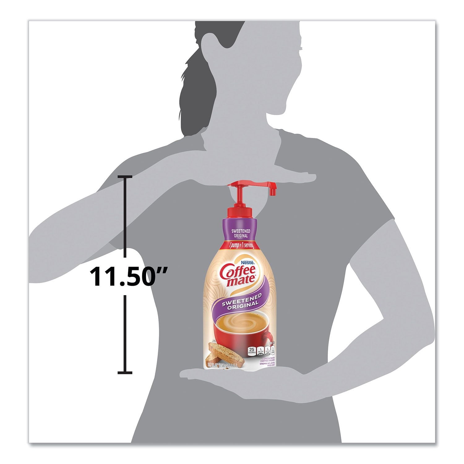 네슬레 커피메이트 스위트 오리지널 크리머 50.7 fl. oz × 2 – 달콤한 클래식 크리머
