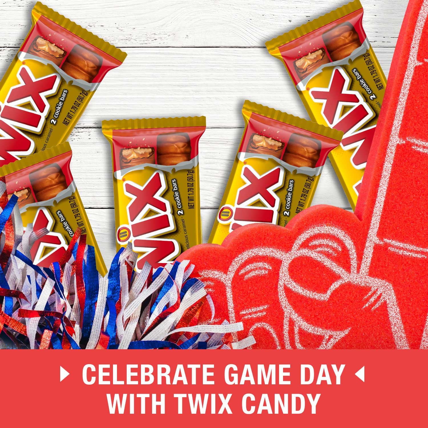 Twix キャラメル クッキー チョコレート キャンディ バー、フルサイズ、1.79 オンス、36 個入り。