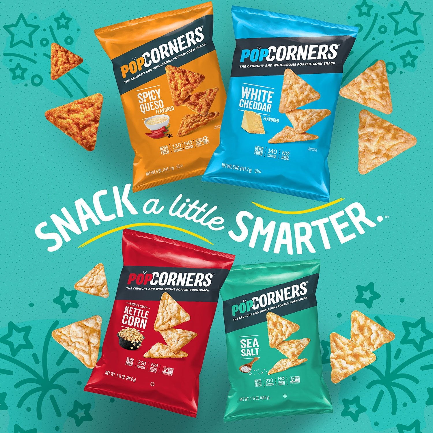 PopCorners スイート＆ソルティ ケトルコーン ポップコーン スナック、18 オンス。