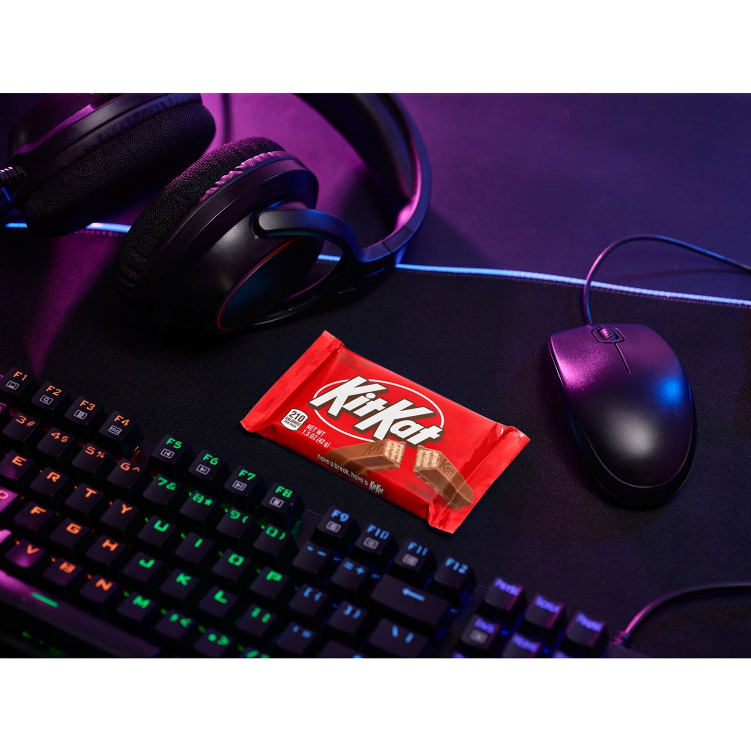 キットカット ミルクチョコレートウエハースキャンディ、フルサイズ、1.5 オンス、36 個入り。
